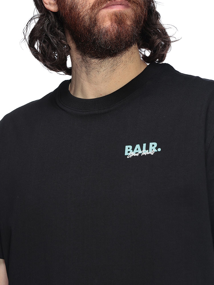 ボーラー Tシャツ トップス BALR. メンズ バック ロゴ プリント クルーネック 半袖 Tシャツ コットン BA11121363 ブランド 大人 シンプル sale_1_a