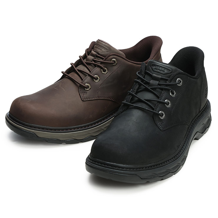 樂天商城 - SKECHERS (スケッチャーズ) スリップインズ リラックスドフィット ロケット ヒース ローカット スニーカー LOCKETT 205307 大きいサイズ メンズ シューズ 靴 スニーカー レザー ローカット
