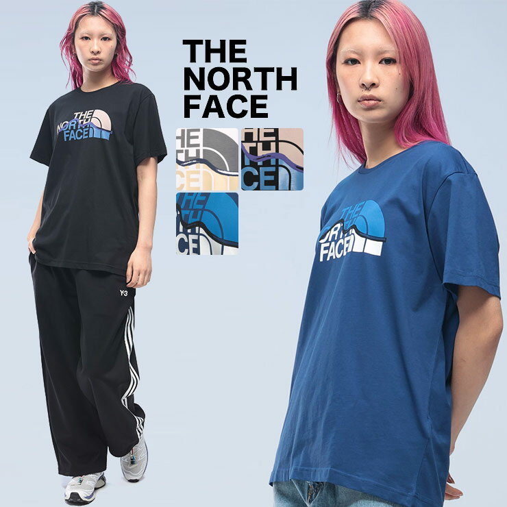 乐天商城 - THE NORTH FACE (ザ ノースフェイス) マウンテンラインロゴ クルーネック 半袖 Tシャツ NF0A87NT メンズ 男性 トップス Tシャツ 半袖 Tee シンプル スポーツ インナー