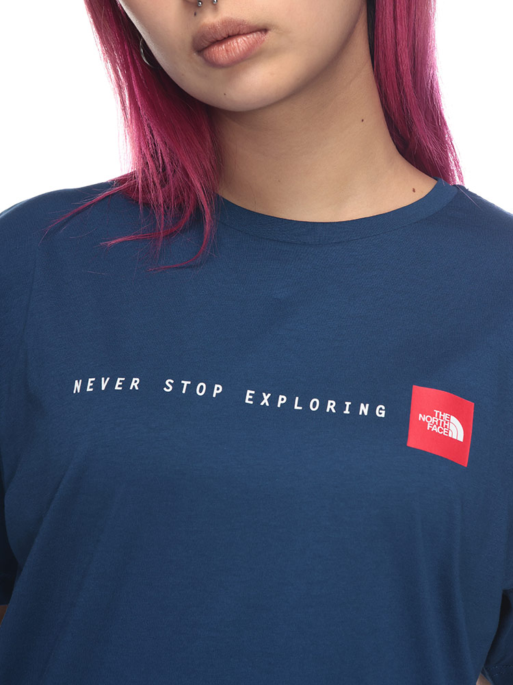 THE NORTH FACE (ザ ノースフェイス) ネバーストップエクスプロアリング ロゴ クルーネック 半袖 Tシャツ NF0A87NS メンズ 男性 トップス Tシャツ 半袖 Tee シンプル スポーツ インナー