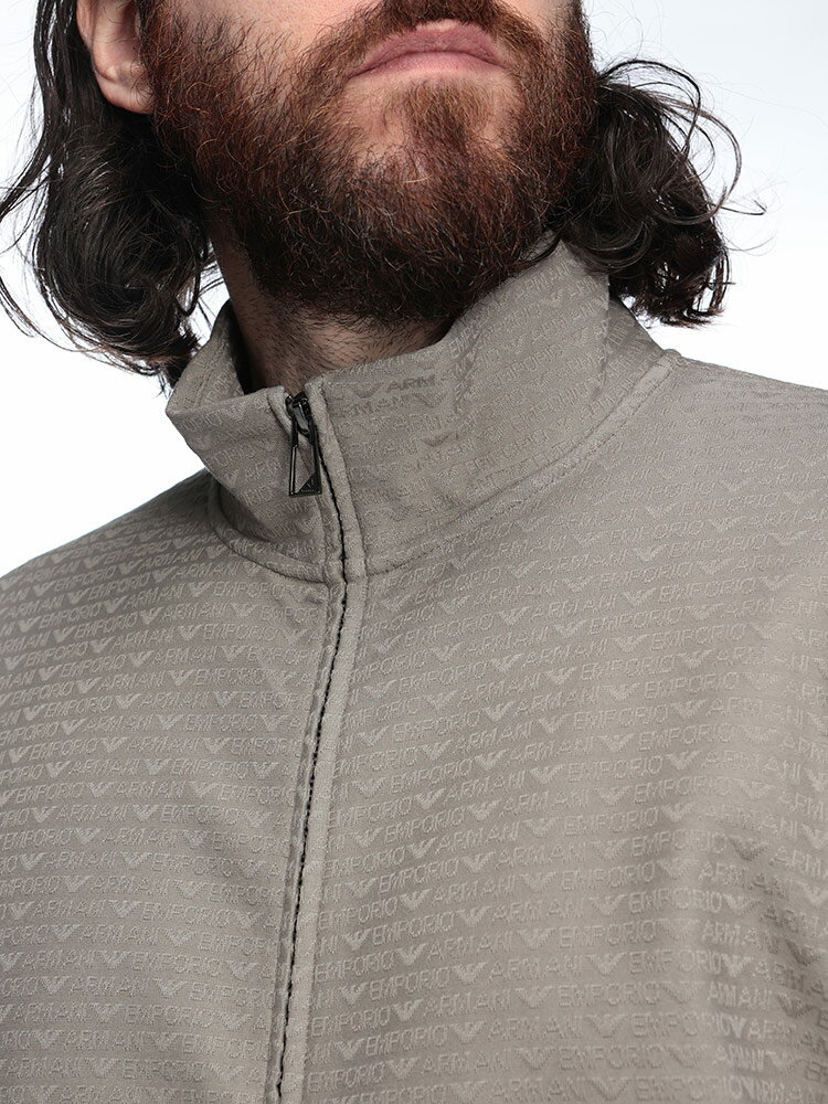 ����ݥꥪ����ޡ��� �ȥ�å����㥱�å� ��� EMPORIO ARMANI ������ ���㥬���� �ե른�å� �ȥ�å� ���㥱�å� EAM4534AF13700 �֥��� �������� ���졼 �֥�å�