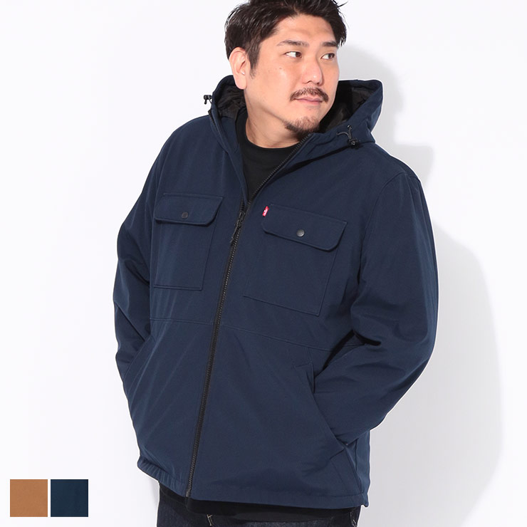 樂天商城 - Levi's (リーバイス) ジャケット メンズ 大きいサイズ フード 中綿 ブルゾン アウター 防寒 秋 冬 LM5RP074