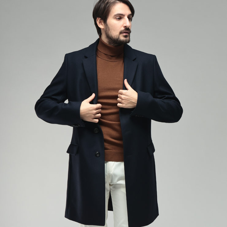 楽天市場】hugo boss チェスターコート メンズの通販