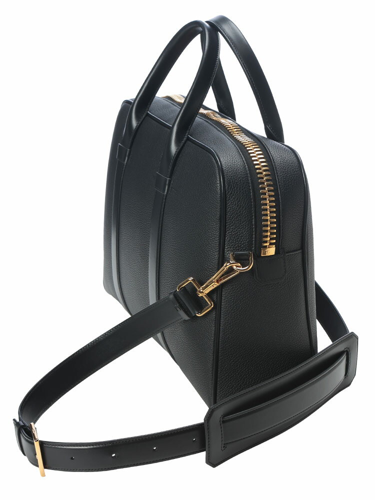 トムフォード メンズ バッグ TOM FORD レザー 本革 3way ビジネスバッグ ショルダー ビッグジップ ブリーフケース TFH0364LCL213G ブランド 鞄 ブラック sale_5_a 3