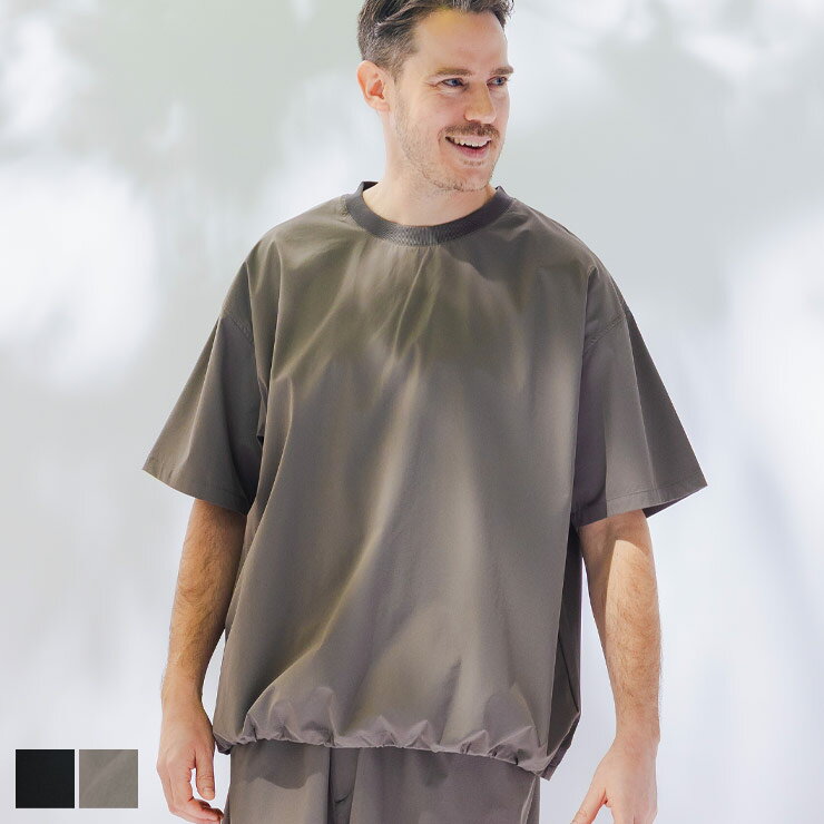 樂天商城 - B＆T CLUB (ビーアンドティークラブ) Tシャツ 半袖 メンズ 大きいサイズ AIRYFLOW ストレッチ 吸水速乾 UVカット 接触冷感 クルーネック 1001336 トップス カットソー 無地 涼しい 春 夏