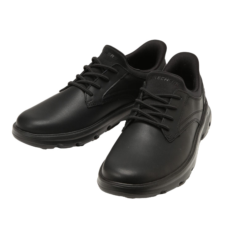 乐天商城 - SKECHERS (スケッチャーズ) スニーカー メンズ 大きいサイズ レースアップ スリップイン ARCH FIT GARZA 205511BBK 靴 シューズ スリッポン ローカット スポーツ