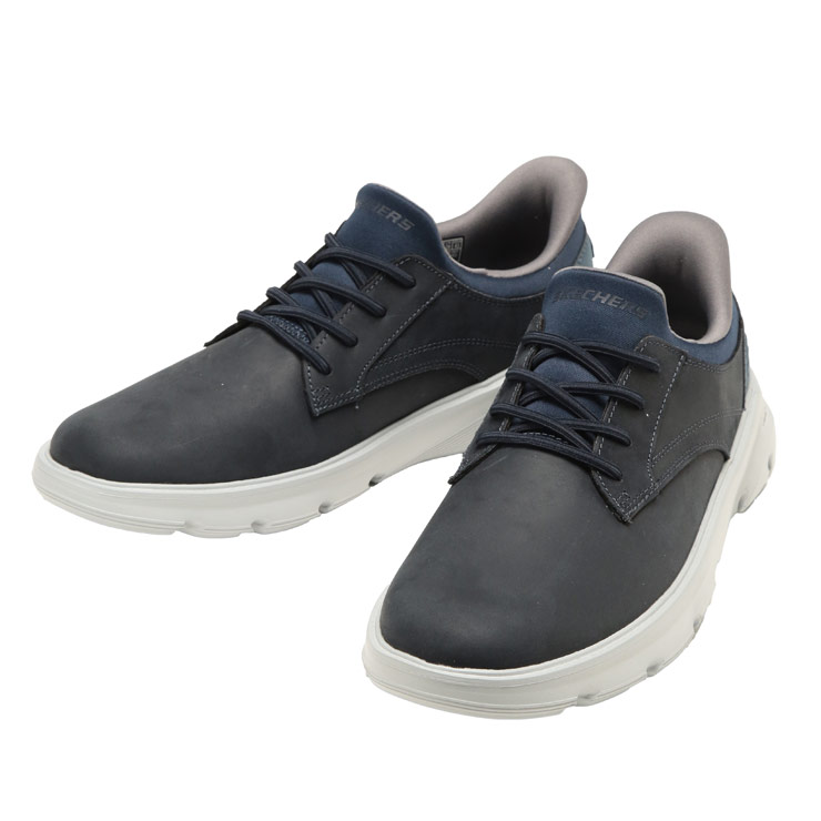樂天商城 - SKECHERS (スケッチャーズ) スニーカー メンズ 大きいサイズ レースアップ スリップイン ARCH FIT GARZA 205511NVY 靴 シューズ スリッポン ローカット スポーツ