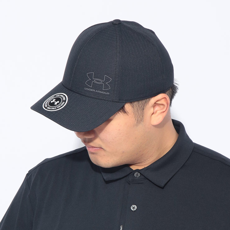 乐天商城 - UNDER ARMOUR (アンダーアーマー) キャップ メンズ 大きいサイズ ISO-CHILL ロゴ メッシュ 1383438 帽子 ベースボールキャップ スポーツ トレーニング