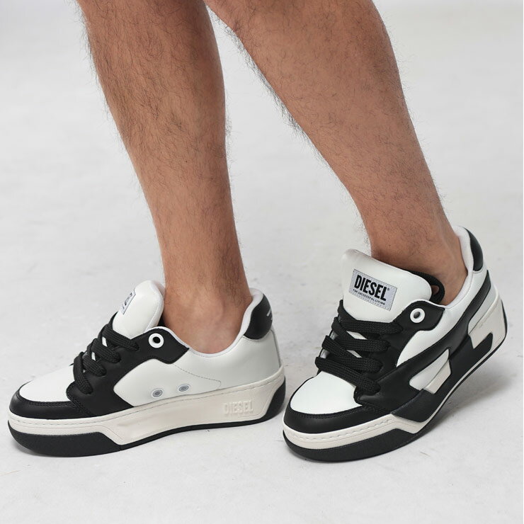 ディーゼル メンズ スニーカー DIESEL D-OLLIE Dロゴ シューズ DSY03796P7483 ブランド 靴 ローカット レースアップ