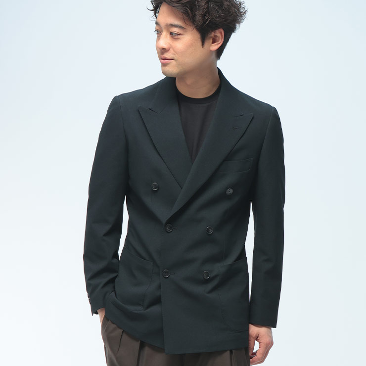 樂天商城 - HYBRIDBIZ (ハイブリッドビズ) テーラード ダブルジャケット HYBRIDBIZ HOME SUGOI KARUI メンズ すごいらく ストレッチ 6つボタン ダブル ジャケット 512621126S1109 アウター ビジネス 紳士 軽量 フォーマル
