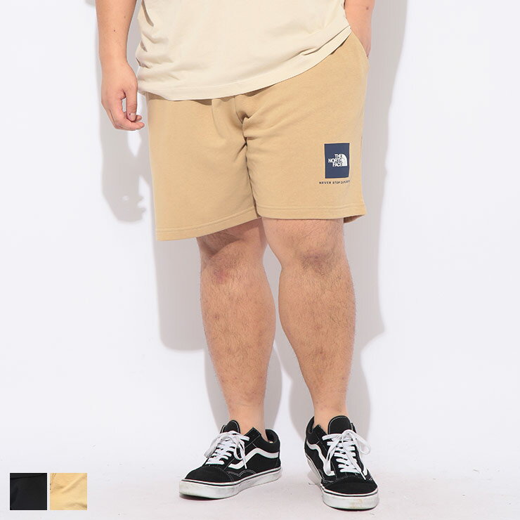 THE NORTH FACE (ザ ノースフェイス) ショートパンツ BOX NSE LIGHT REGULAR SHORTS メンズ 大きいサイズ ボックスロゴ スウェット ショーツ NF0A8GQ8D22 スエット ハーフパンツ スポーツ アウトドア