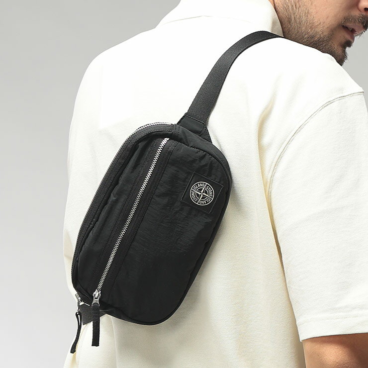 乐天商城 - ストーンアイランド STONE ISLAND メンズ ベルトバッグ コーテッドナイロン ジップ ボディバッグ SI9200016S0251 ブランド 鞄 バッグ ウエストバッグ sale_5_a