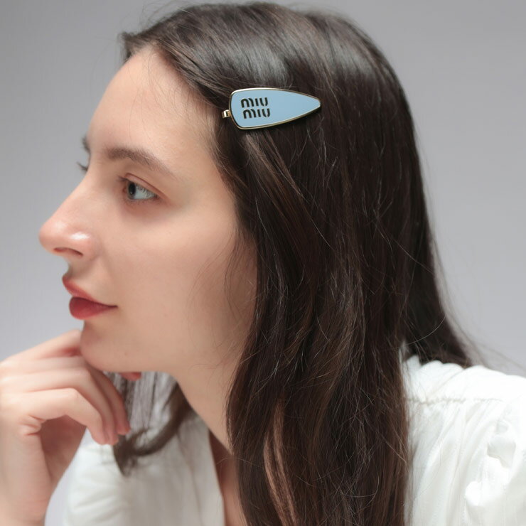樂天商城 - ミュウミュウ MIU MIU レディース ヘアクリップ エナメルメタル ヘアクリップ MIU5IF1472F6T ブランド アクセサリー ヘアアクセサリー ギフト sale_8_a