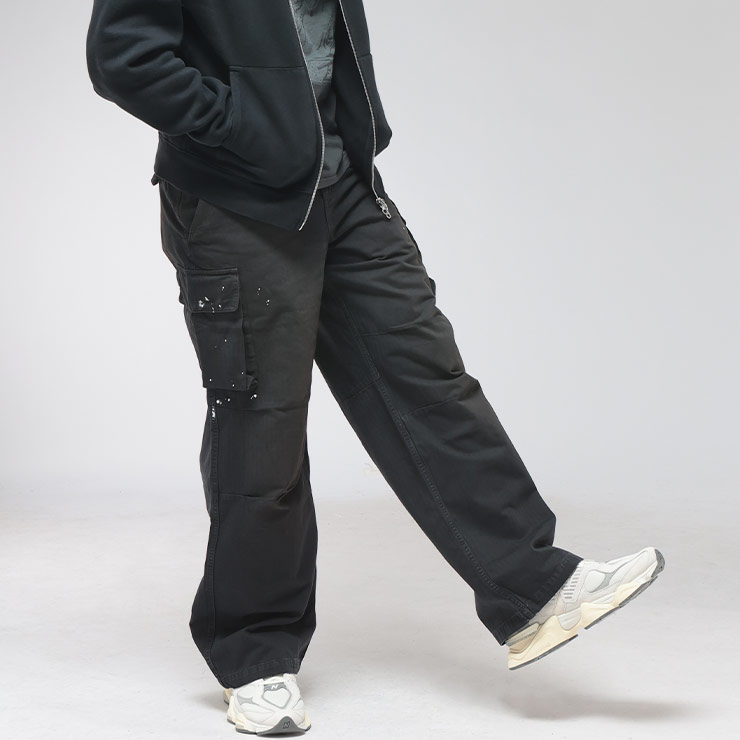 乐天商城 - アワーレガシー OUR LEGACY メンズ カーゴパンツ ペイント ジップフライ ポケット パンツ Nebula Wash OLM2264MCJH ブランド ボトムス ワークパンツ ミリタリー sale_3_a