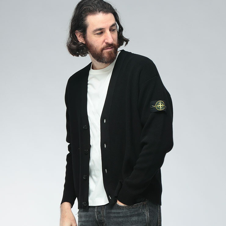 レア！ストーンアイランド フーディ カーディガン 美品 STONE ISLAND GHOST ストーンアイランド ゴースト コットンカシミア