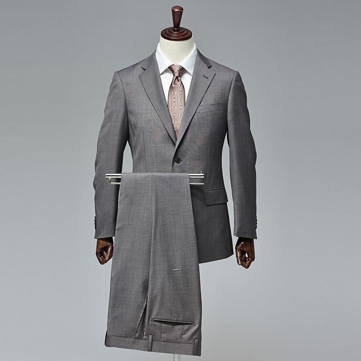 Trousers, Bottoms - VITTORIO VENETO (ヴィットリオヴェネト) スーツ メンズ ウール混 シングル 2ツ釦 ノータック ツーパンツ 340031ANT セットアップ ビジネス フォーマル 2本パンツ