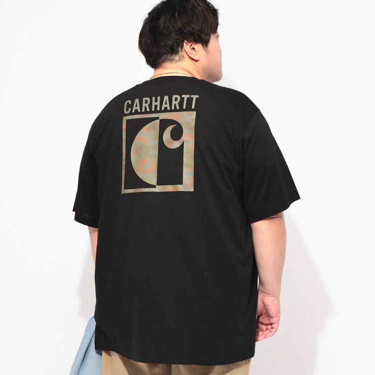 乐天商城 - Carhartt (カーハート) Tシャツ 半袖 107296D22メンズ 大きいサイズ ワンポイント ポケット クルーネック カットソー トップス ポケT シンプル 春 夏