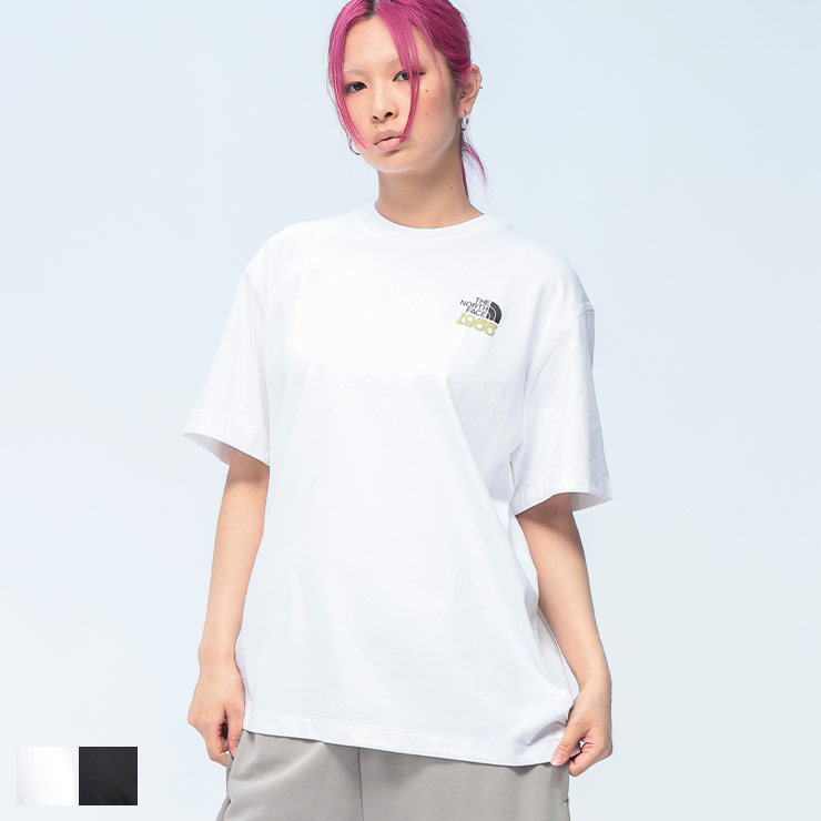 乐天商城 - THE NORTH FACE (ザ ノースフェイス) Tシャツ 半袖 1966 RNF RELAXED S/S GRAP リラックスフィット 1966 ハーフドーム バックプリント ユニセックス