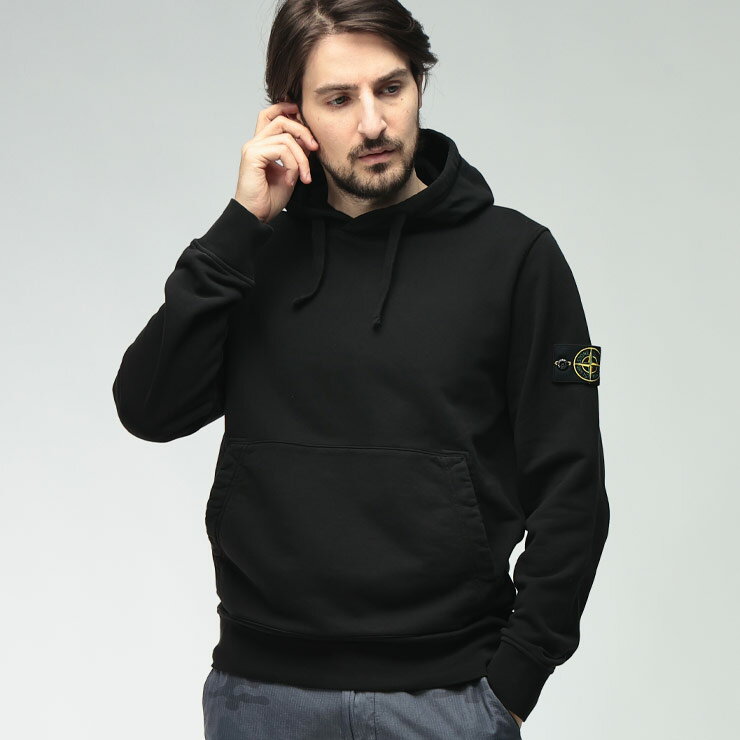 【美品】Stone  ブラック フード付きパーカー￼ 楽天市場】stone island（パーカー｜トップス）：メンズファッションの通販