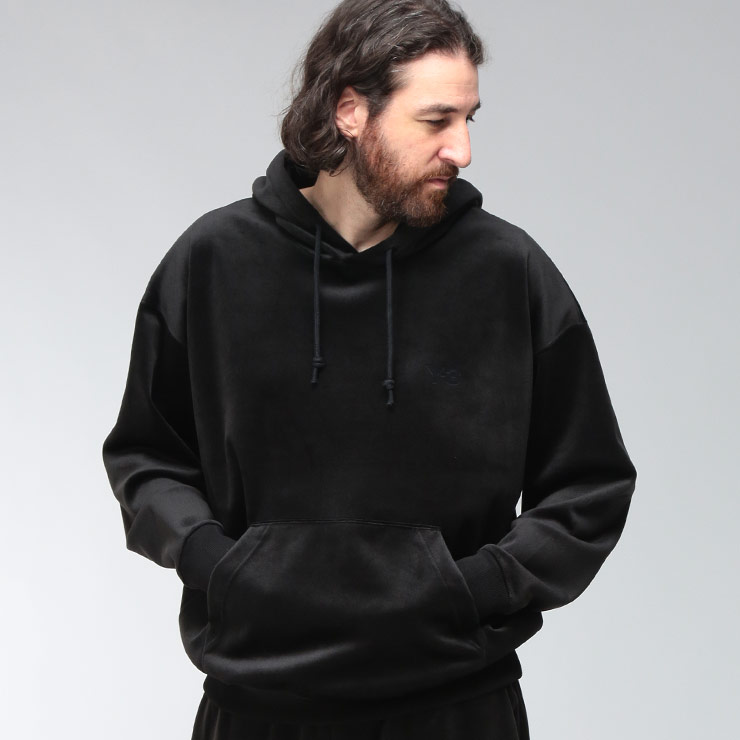 【クーポン利用で3,000円OFF】ワイスリー メンズ パーカー Y-3 長袖 ベルベット コーデュロイ ポケット付き プルオーバー パーカー VC HOODIE Y3IA4372 ブランド トップス プルパーカー フード スウェット 秋 冬 sale_1_e