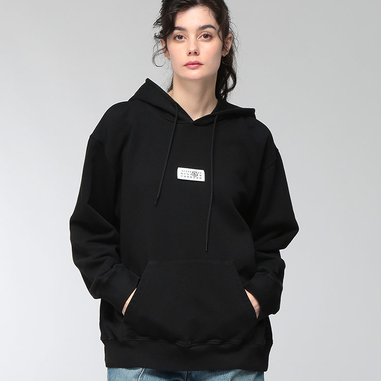 MM6 Maison Margiela (エムエムシックス メゾン マルジェラ) レディース パーカー シグネチャーステッチ プルオーバー フード スウェット MM6LS52GU0263 ブランド トップス 秋 冬