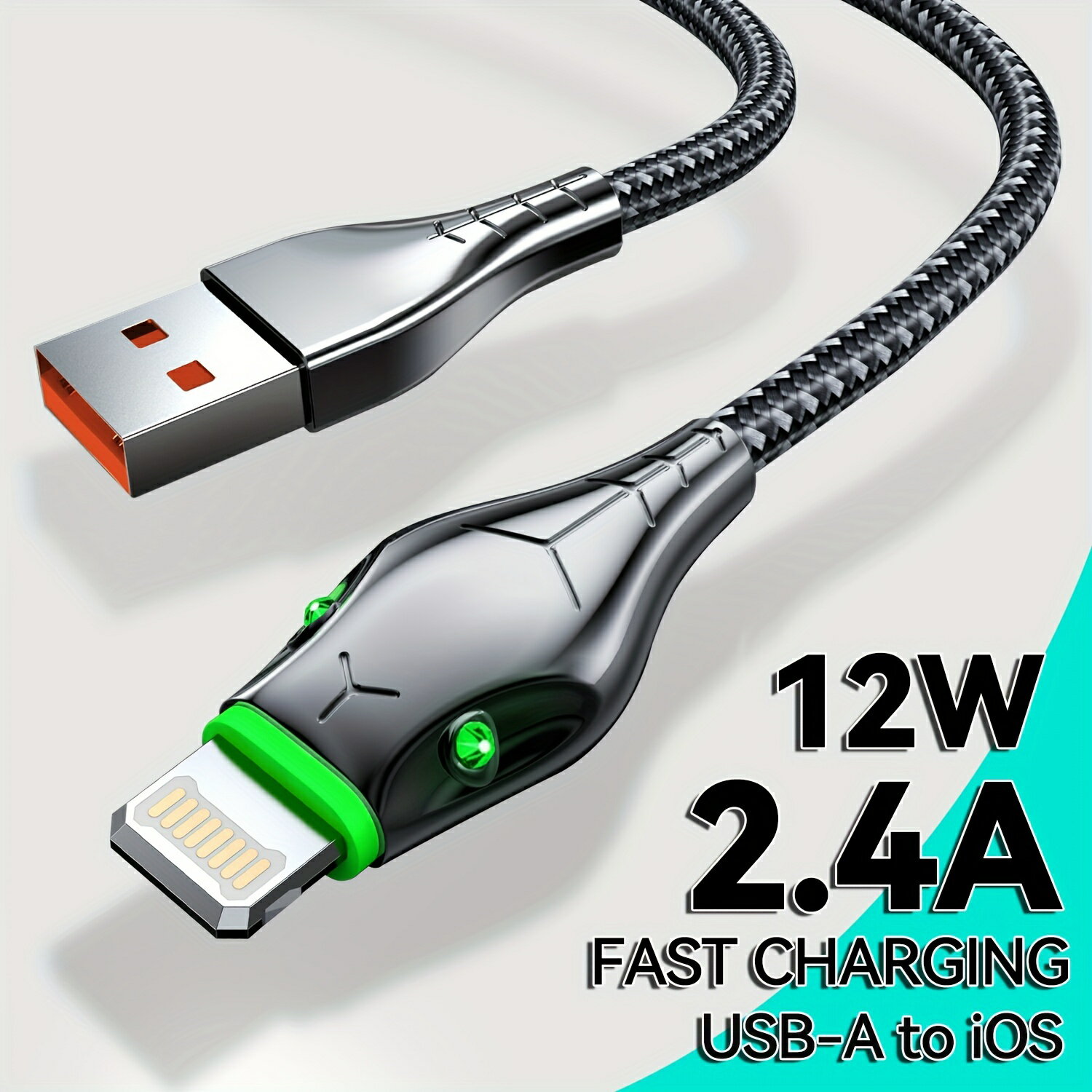 iPadiPodAirpods5-14꡼ˤʤɤбLED󥸥դMFiǧںѤ2.4A®šǡƱɤUSB-AiOSؤΥեåȥʥԤߥ֥ʥ᥹Υ10-20W