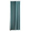 ブラックアウトカーテン窓ブラインドシェードグロメットカーテンパネルブルー - 100x250cm