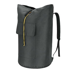 ランドリーバッグ バックパック収納ランドリーバッグ 大学寮用 ランドリーバスケット ブラック