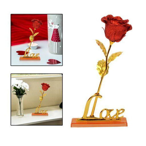 ロマンチックな人工バラの花ギフトボックスクリスマスラブスタンドステムブルー ロマンチックな人工バラの花ギフトボックスクリスマスラブスタンドステムブルー