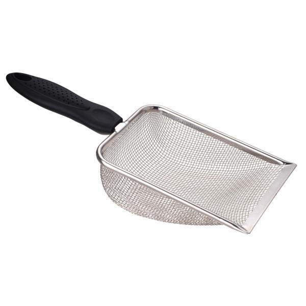 猫用トイレスコップ トイレクリーナー 掃除ツール ノンスティック くり抜きコーナースペード ふるい分..