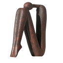 重い本用の装飾ブックエンド、棚やオフィスデスク用の彫像ブックホルダー ブラウン 耐久性があり、取り付けが簡単、使いやすい