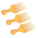サロン、プラスチック、アフロ、カーリー、リフト、ピーター、デタングラー、ヘアスタイリング、櫛、オレンジ