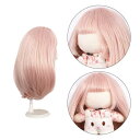 BJD 人形用ヘアウィッグ ウィッグ 人形交換用 人形アクセサリー 高温シルク ロング 人形装飾 ソフトロング DIY 工芸品 人形ヘア
