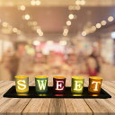 ガラス奉納キャンドルホルダーセットSWEET