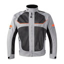 バイクジャケット 防水 バイク乗り用 メンズ レディース 夏 グレー M