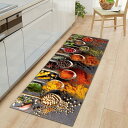 キッチンマットフロアマットフロアエントランス廊下ダイニングルームエリアラグドアマットD40x120cm