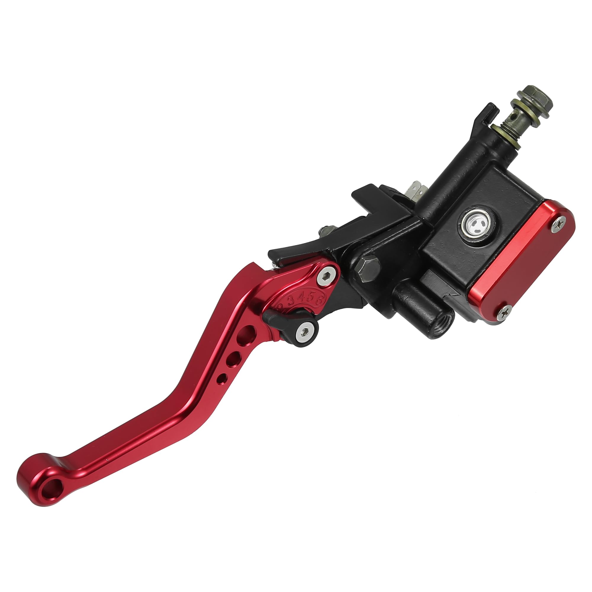 T オートバイのブレーキマスターシリンダーレバー ハンドル バー 油圧リザーバー 左 ユニバーサル Hon ..