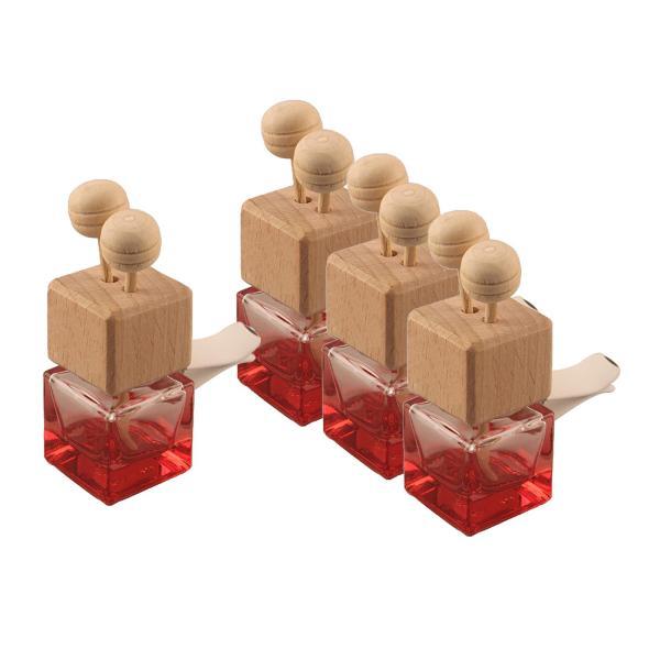 4x 香水ボトル 香水 詰め替え可能 インテリア デコレーション カーアクセサリー フレグランス 香り 車 アロマセラピー ディフューザー