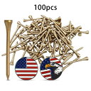 100Pcsゴルフティー安定ボール屋外エクササイズ83mm