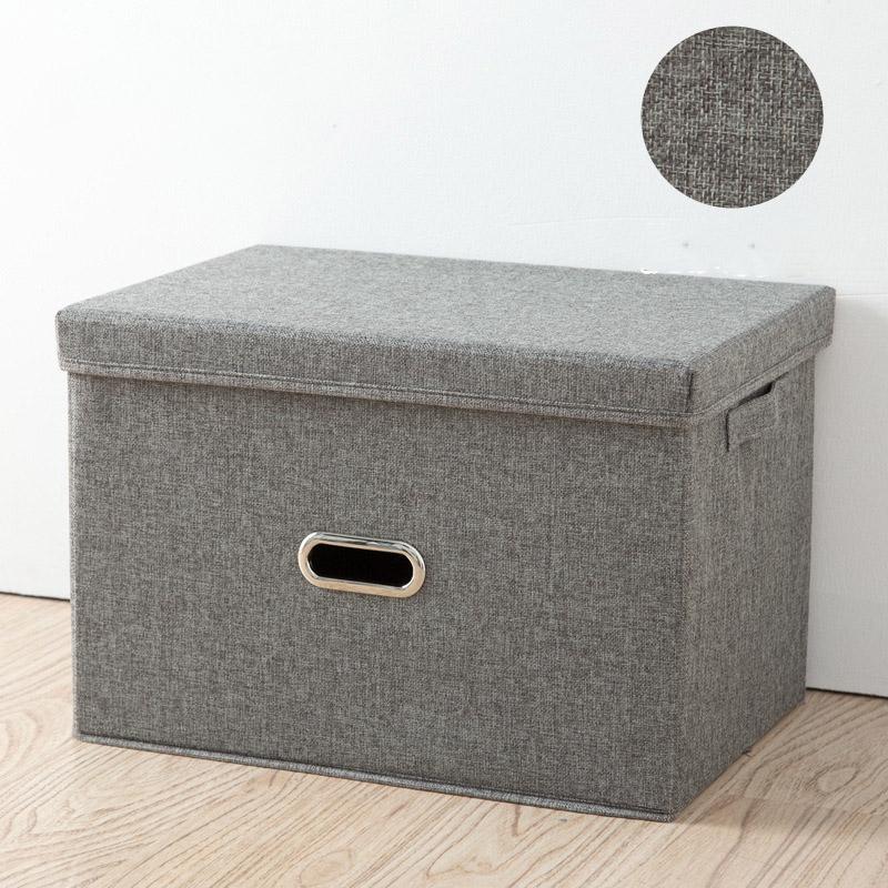 ックス フタ付き 折りたたみ 布 無地 北欧風 おしゃれ 収納ケース 衣装ケース おもちゃ箱 クローゼット 押入れ
