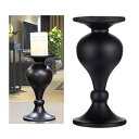 素朴なぼろぼろのシックな柱キャンドルホルダーCandleStiスタンドホーム9x18CM