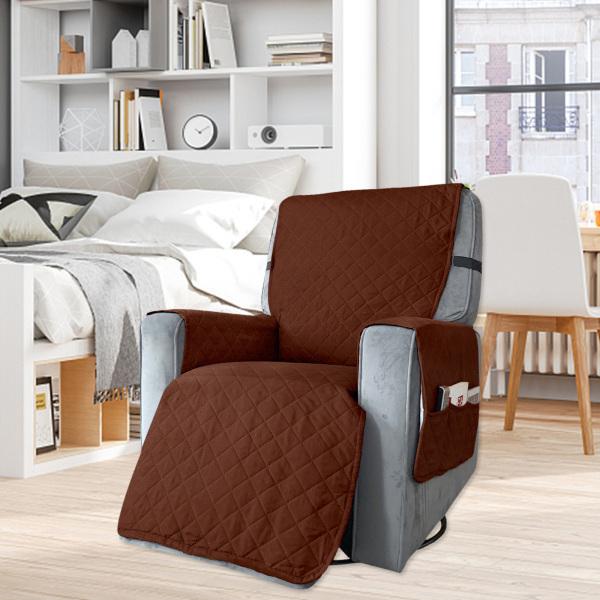 オフィスホームディープコーヒーのためのリクライニングチェアカバー洗濯可能な防水ソファカバー