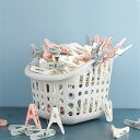 50個の風防洗濯ばさみ、衣服、靴下、下着の固定ピンクリップ、家庭用プラスチック小さなクリップ、食品スナックバッグシールクリップ、写真クリップ、家庭用品(3)