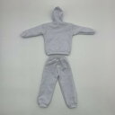 2個1/6男性アクションフィギュアの服男性のパーカートレーナーとパンツドレスアップアクセサリー