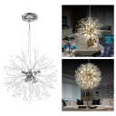 モダンクリスタルシャンデリア花火、天井灯器具、タンポポシャンデリア、寝室用ペンダントライト廊下キッチン用