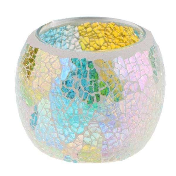 2xモロッコモザイクガラス奉納キャンドルティーライトホルダー燭台燭台＃7