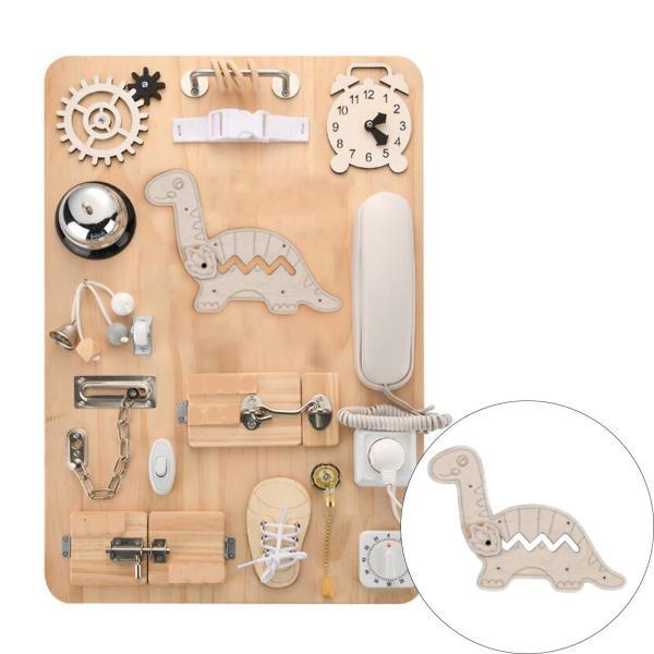 ビジーボード モンテッソーリ おもちゃ ベーシック ライフスキル 旅行 おもちゃ 子供 男の子 女の子 スタイル C