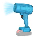 ブロワー エアダスター ジェットブロワー ターボジェットファン 21m/s 強力 35000rpm 高速回転 軽量 コードレス 耐久性 高温耐性 洗車/落ち葉集め/パソコン/エアコン/網戸/アウトドア 18Vバッテリー対応可能 日本語取扱説明書付き ブルー 【本体のみ】