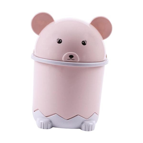 小型ゴミ箱 くずかご ペットフード用収納ボックス ふた付き 卓上用 処分リサイクル容器