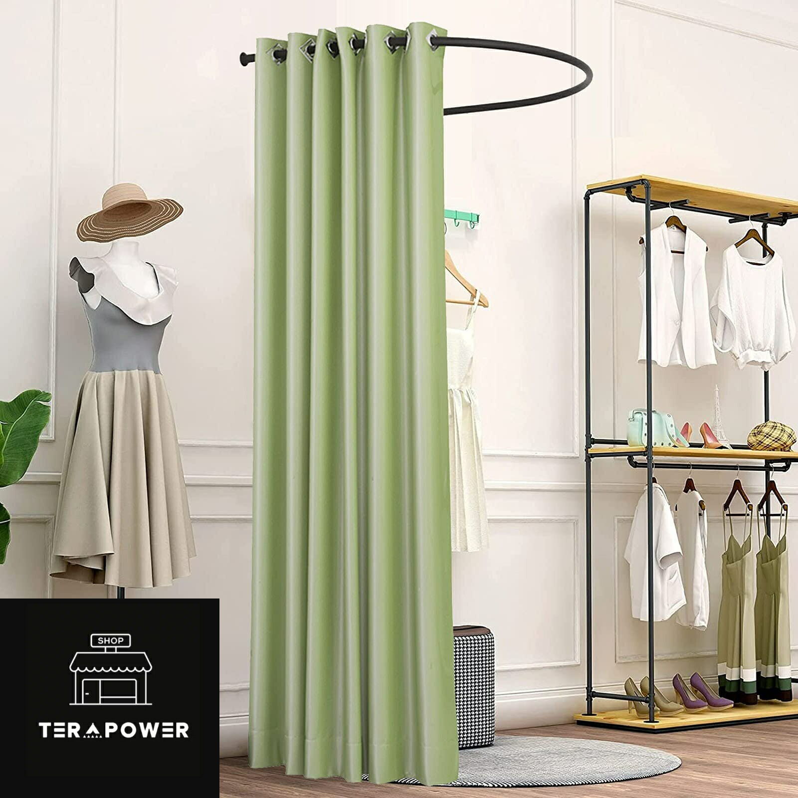 フィッティングルーム 簡易更衣室、壁掛け 置き型 衣料品店ショッピングモール 会場プライバシー パー..